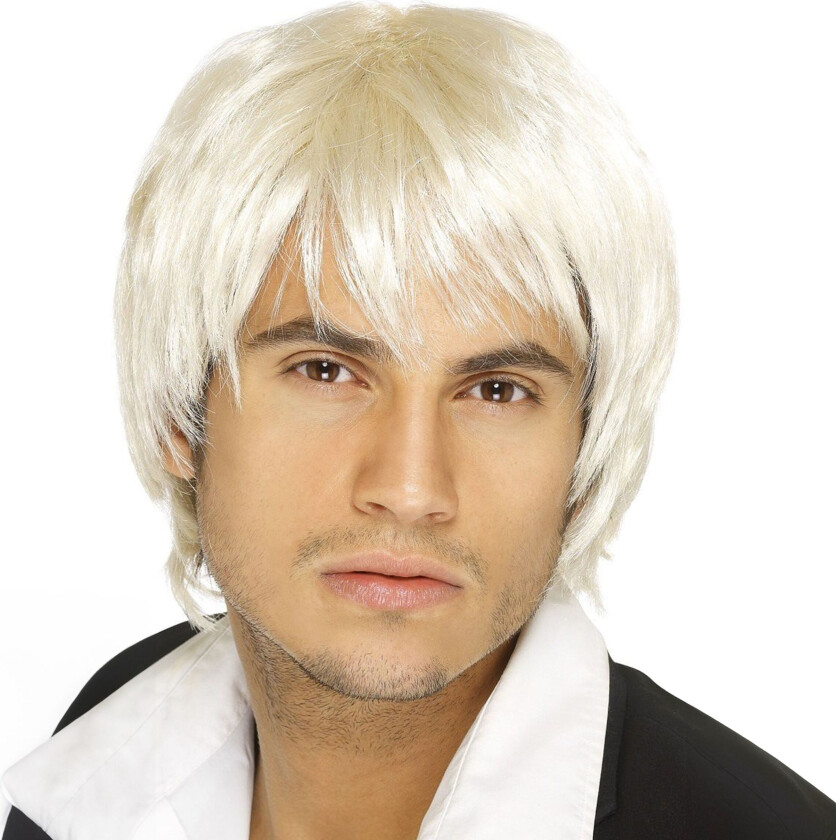 Boyband Blond Parykk - One size