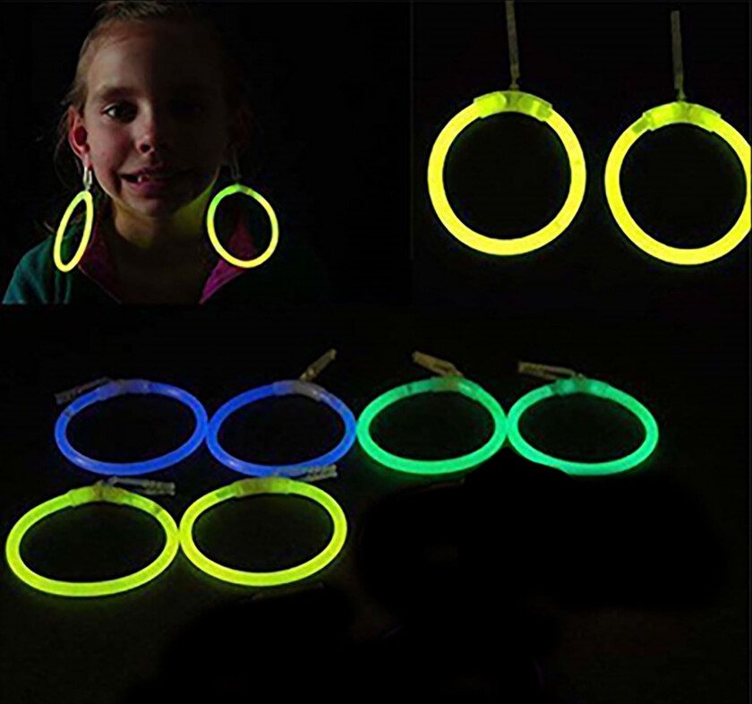 Glow Earrings - Blå