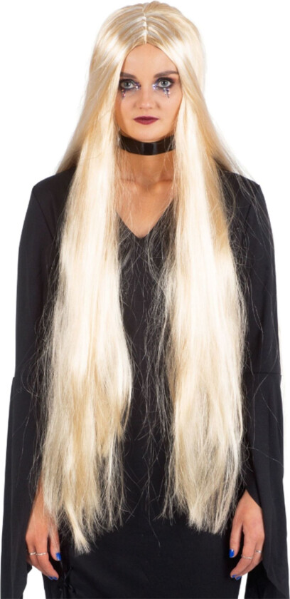 Blond Ekstra Lang Parykk - One size