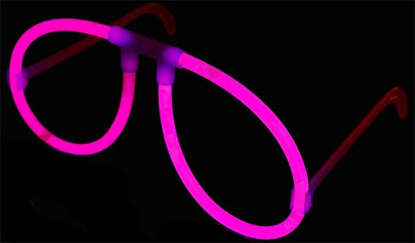 Glowstickbriller - Rosa
