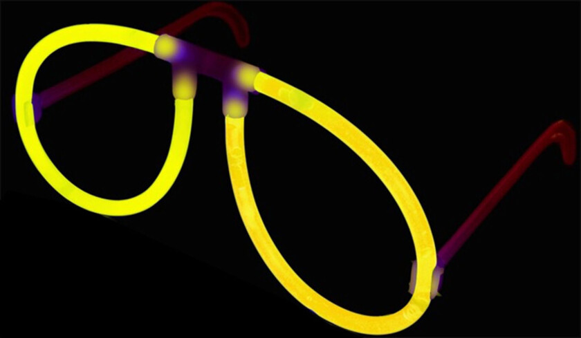 Glowstickbriller - Gul