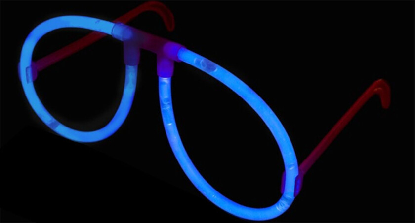 Glowstickbriller - Blå