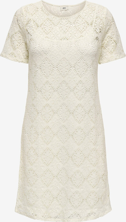 Kjole jdyEva S/S O-neck Dress Jrs - Hvit