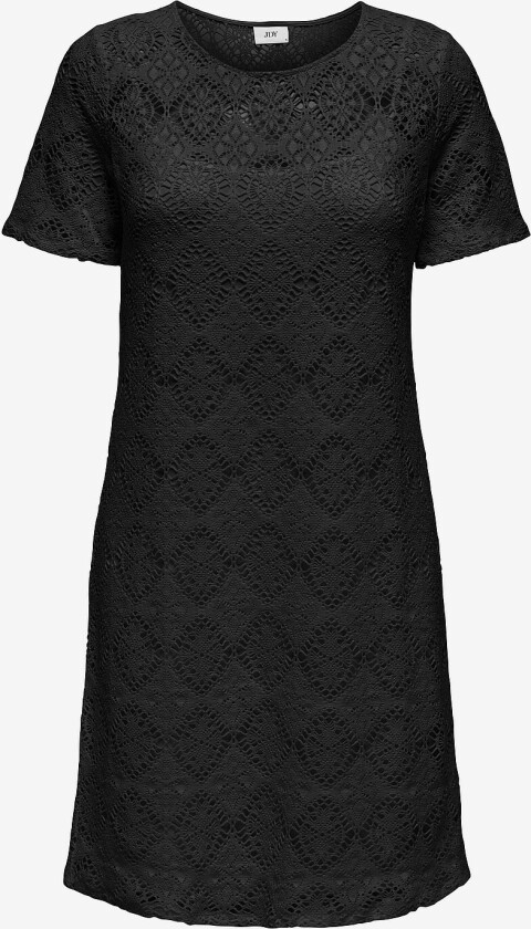Kjole jdyEva S/S O-neck Dress Jrs - Svart