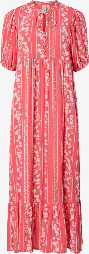 Kjole yasBella 2/4 Long Dress - Rosa