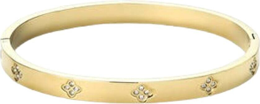 Liv Crystal Clover Bangle Bracelet