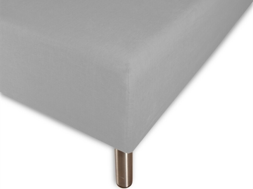 Formsydd laken 90x210 cm - Hvit - 100% bomullssateng - formsydde laken til madrass