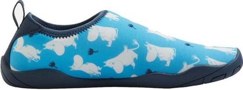 Reima Moomin Lean badesko til barn, Turquoise Blue