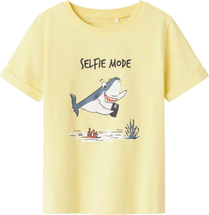 Name It Nmmvux t-skjorte til småbarn, Lemon Meringue