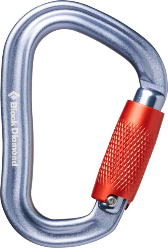 Black Diamond Vaporlock Twistlock Carabiner Gray One Size