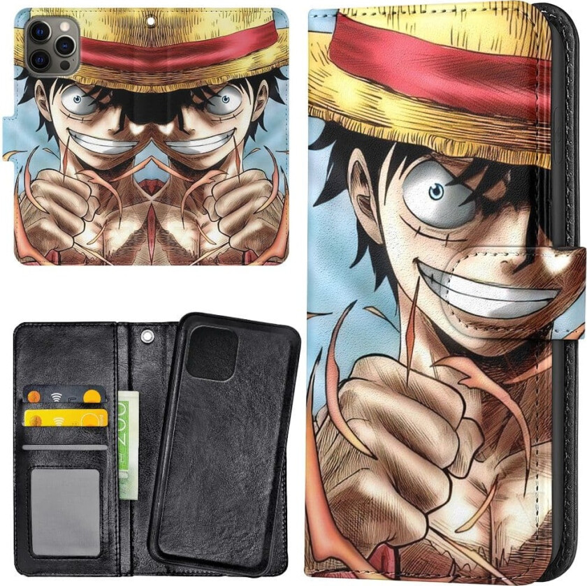 iPhone 12 Pro Max - Lommebok Deksel Anime One Piece