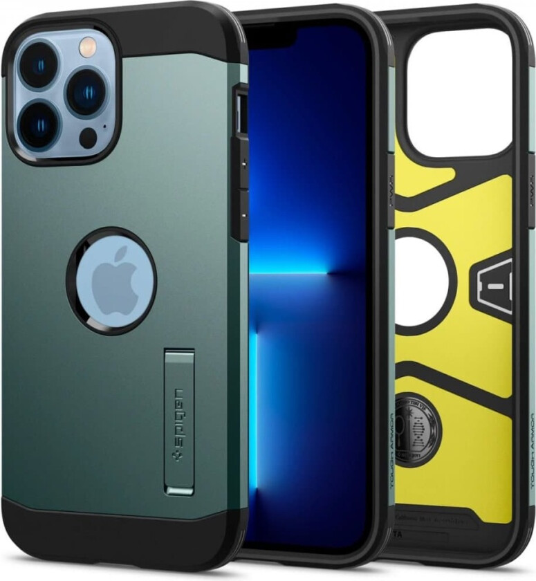 iPhone 13 Pro Max Deksel Tough Armor Midnight Green