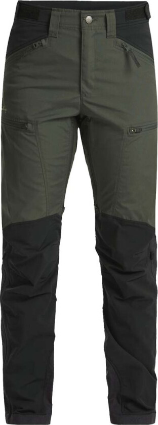Women's Makke High Waist Curved Pants Short Forest Green/black