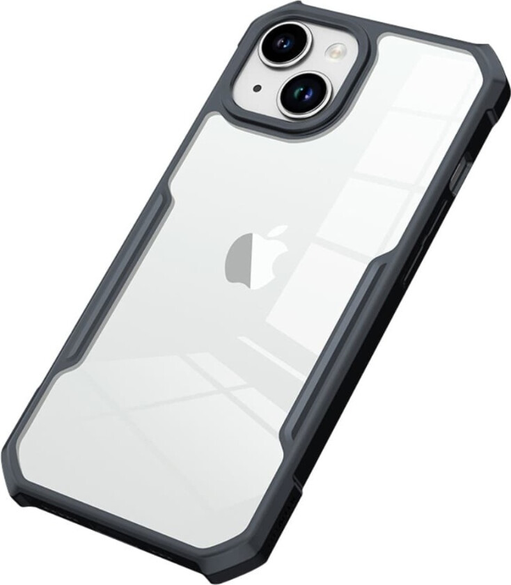 XUNDD TPU Hybrid Dekseldeksel til iPhone 15 - Svart