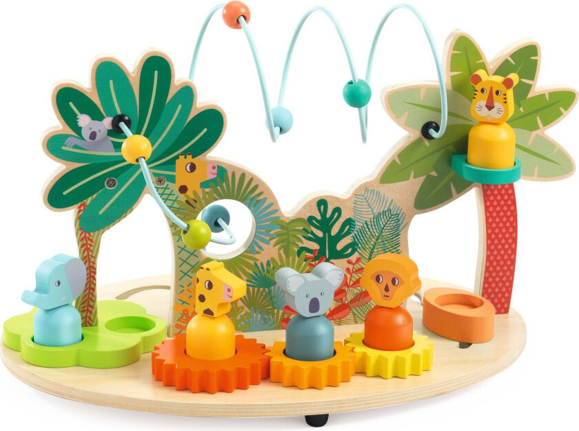 Aktivitetsbord -  Aktivitetsleker - Tre,Metall