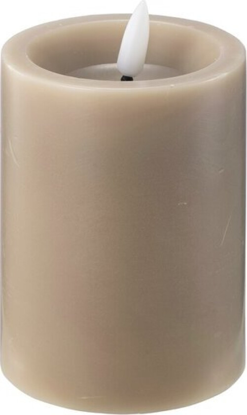LED kubbelys 7,5x10 cm taupe