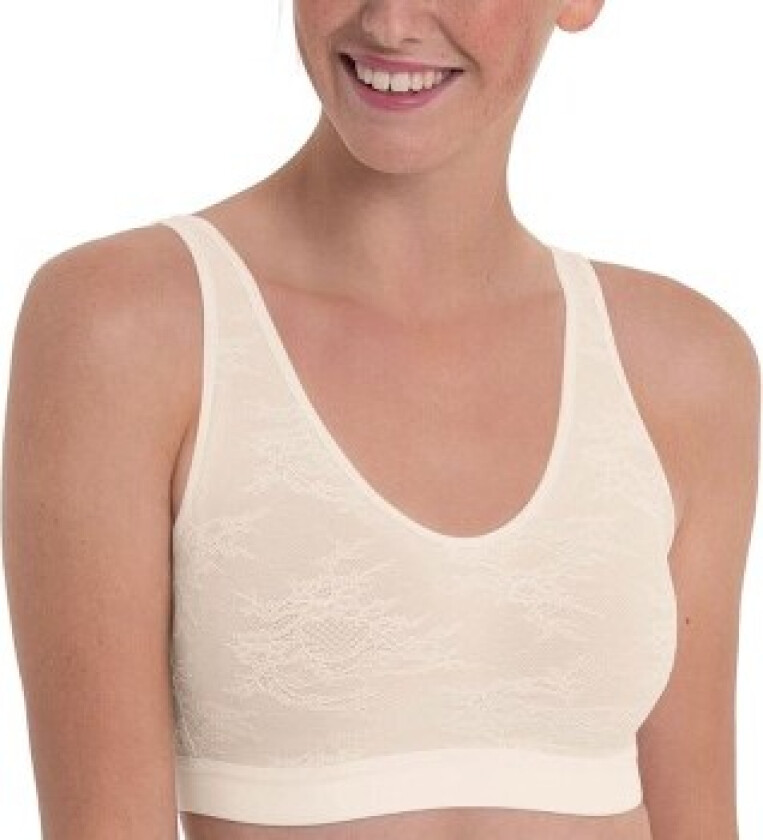 BH Essential Lace Post Mastectomy Bralette Benhvit Large Dame
