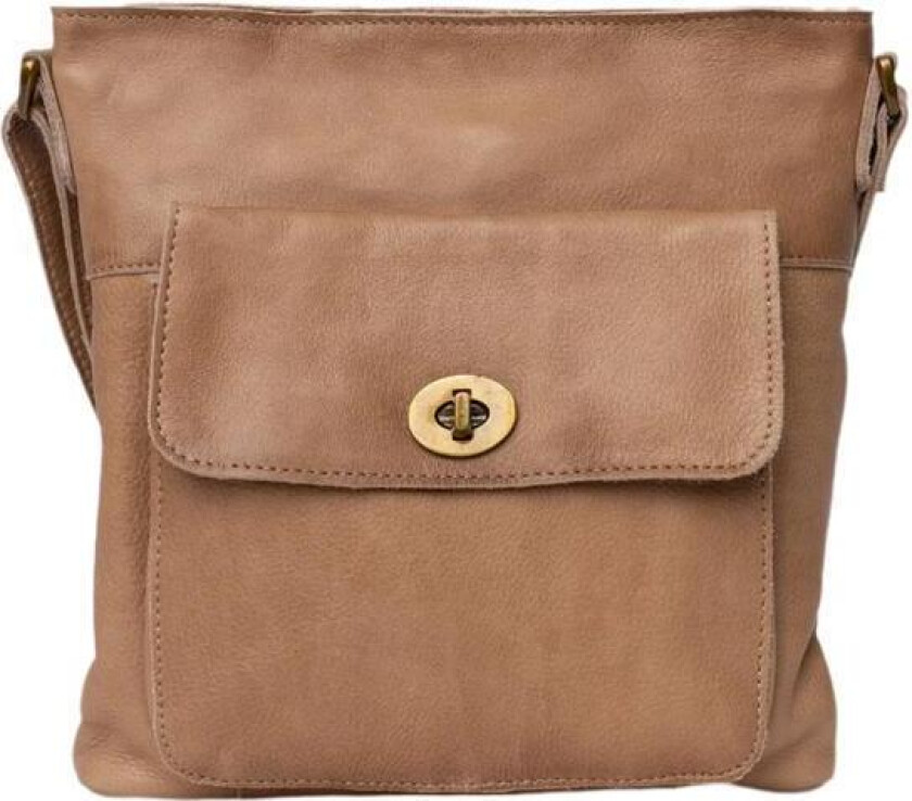 Kay Urban skulderveske i skinn Taupe