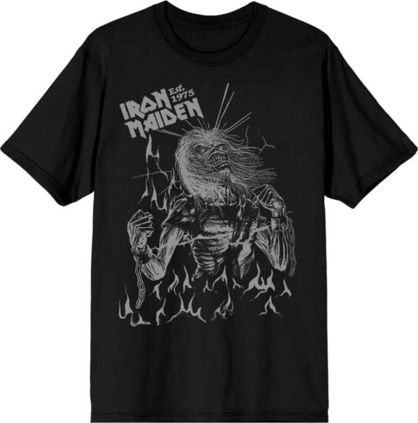 T-skjorte - LAD Flames - S til 4XL - Herrer - svart