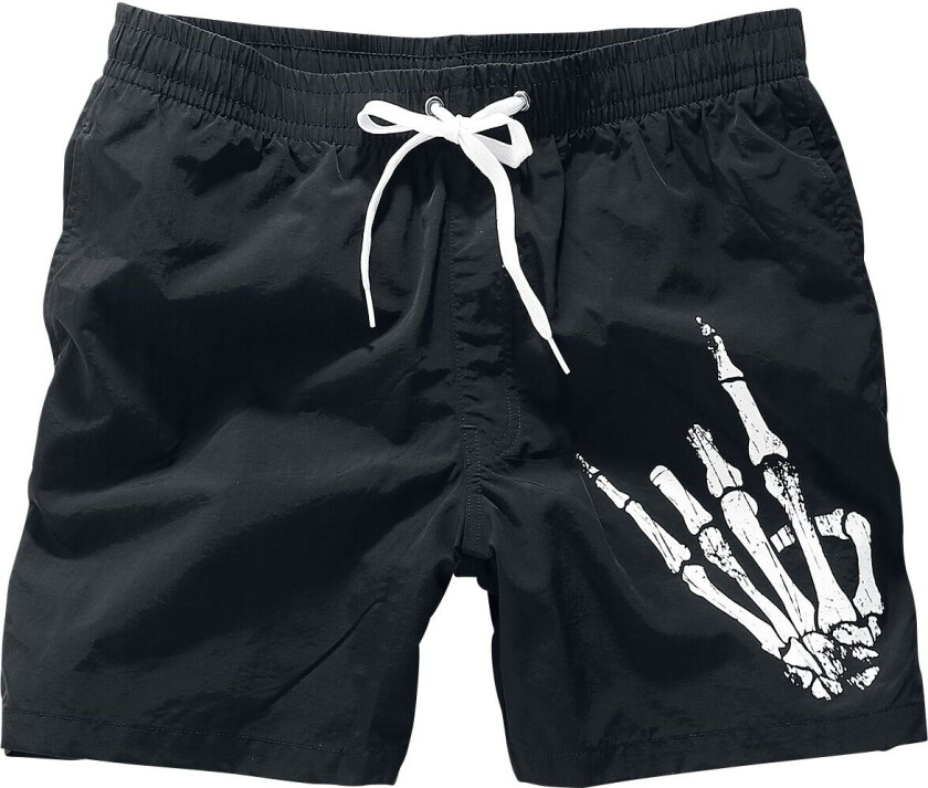 Fun Badeshorts - Metalhånd - S til XXL - Herrer - svart