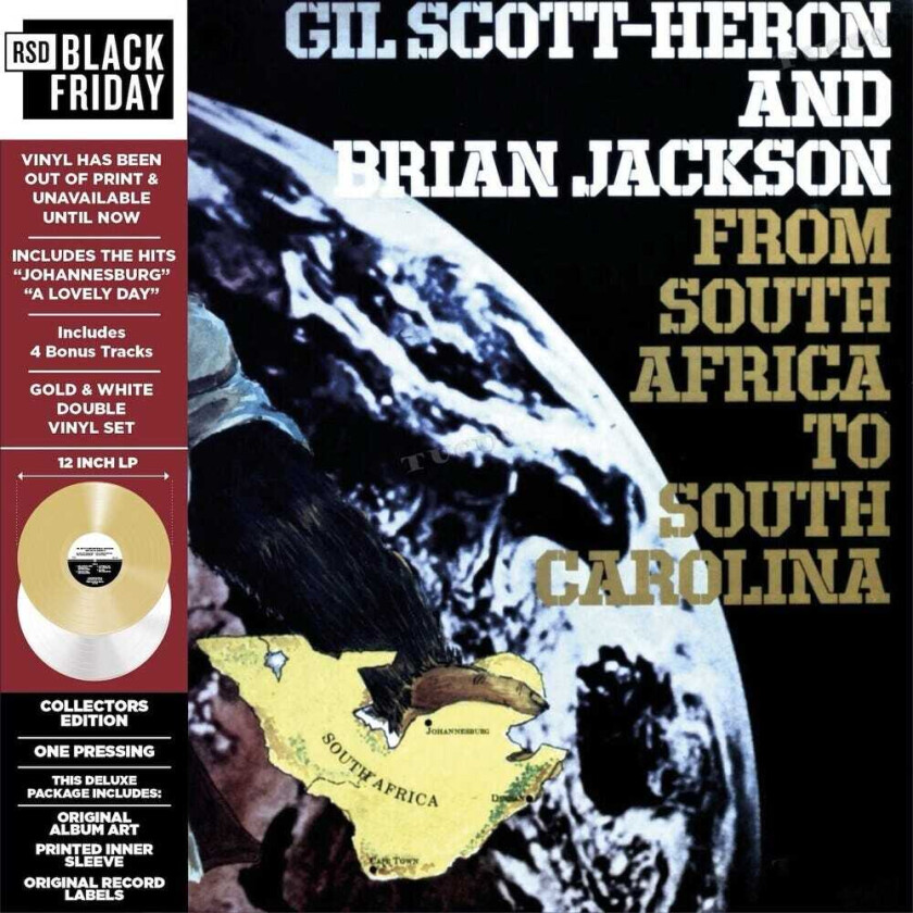 Gil ScottHeron & Brian Jackson From South Africa To South Carolina LP/Vinyl