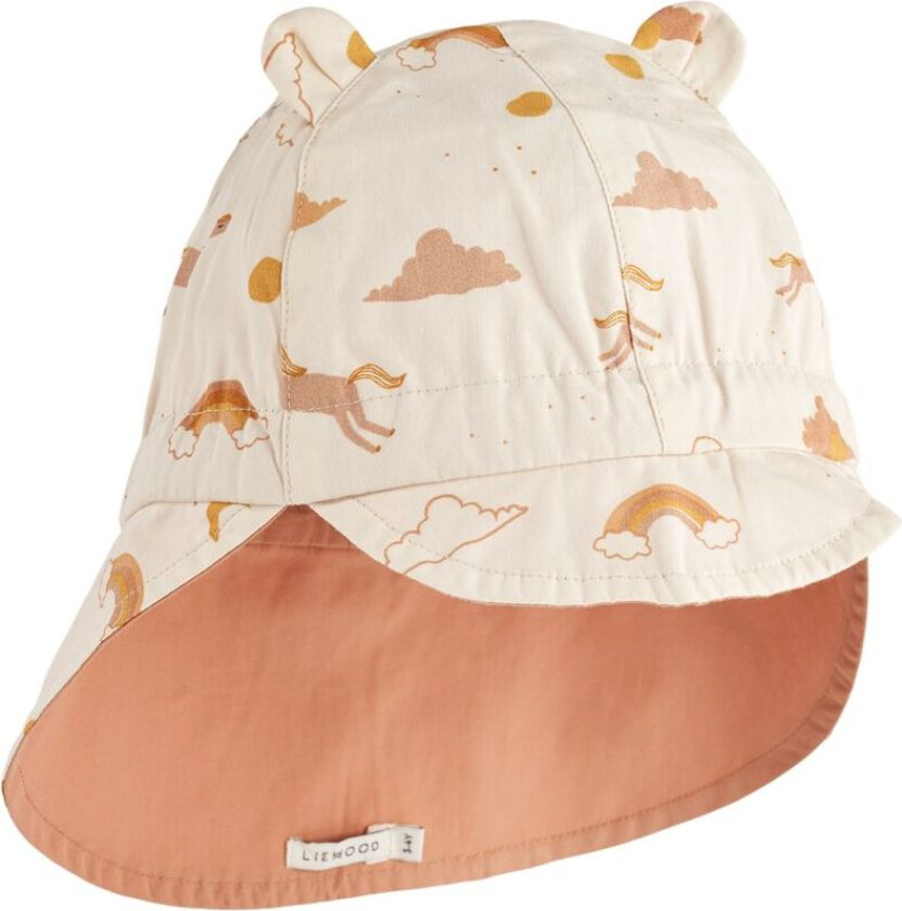 GOTS Gorm Vendbar Solhatt Med Ører Dream Ecru | | 3-6 months