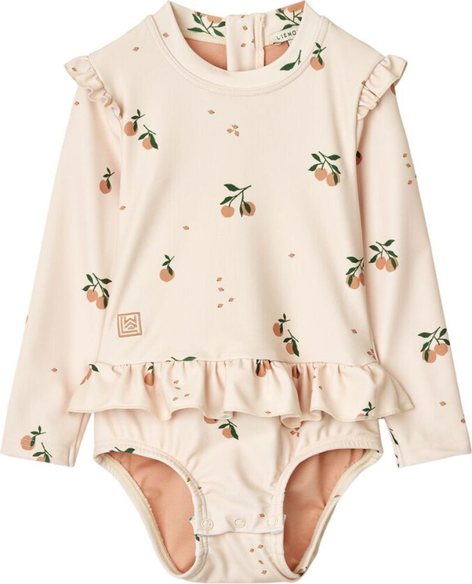 Sille Badedrakt Peach/Seashell | | 68 cm