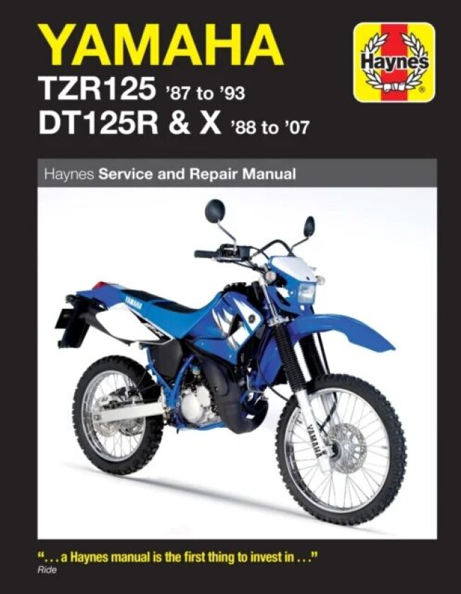Yamaha TZR125 (87 - 93) & DT125R/X (88 - 07) Haynes Repair Manual av Mark Coombs