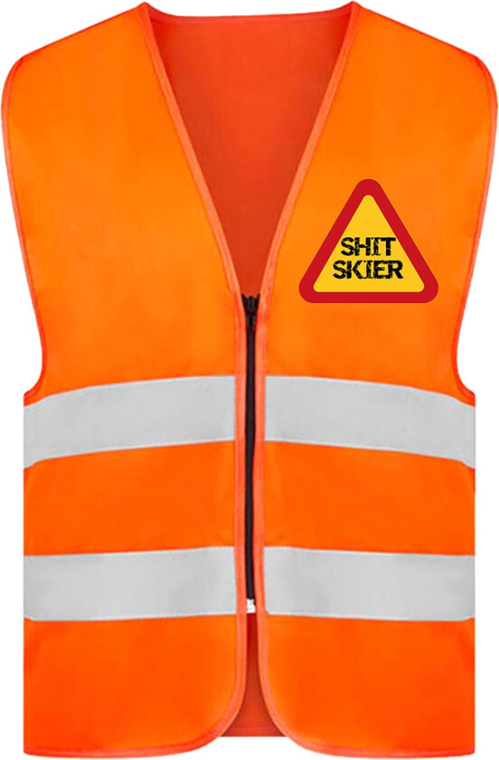 Bilde av Refleksvest Shit Skier Neonoransje - Small