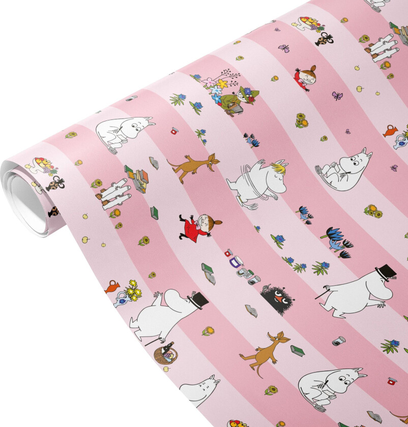 Gavepapir Mummi - Rosa