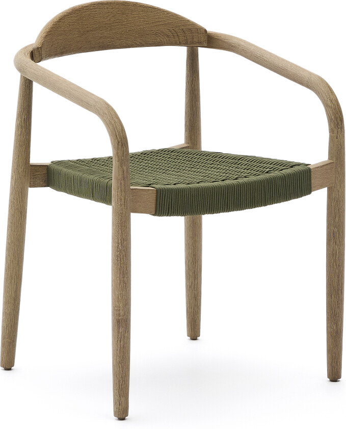 KAVE HOME Nina hagestol, m. armlen, stables - grønn tausnor og akasietre