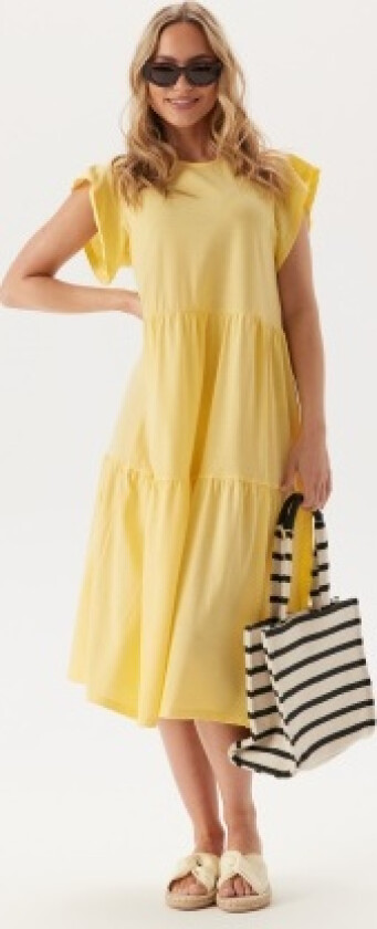 viSummer S/S Midi Dress Pale Banana 2XL