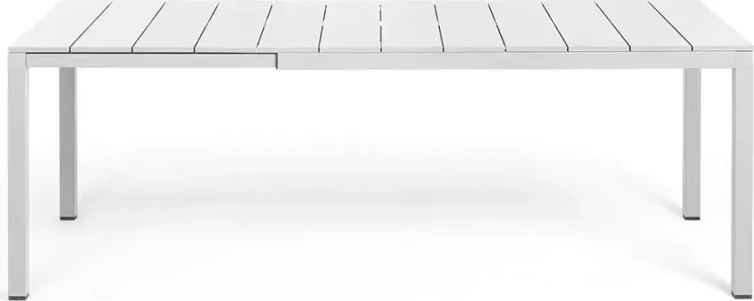Rio Alu Spisebord 140//210x85 cm White