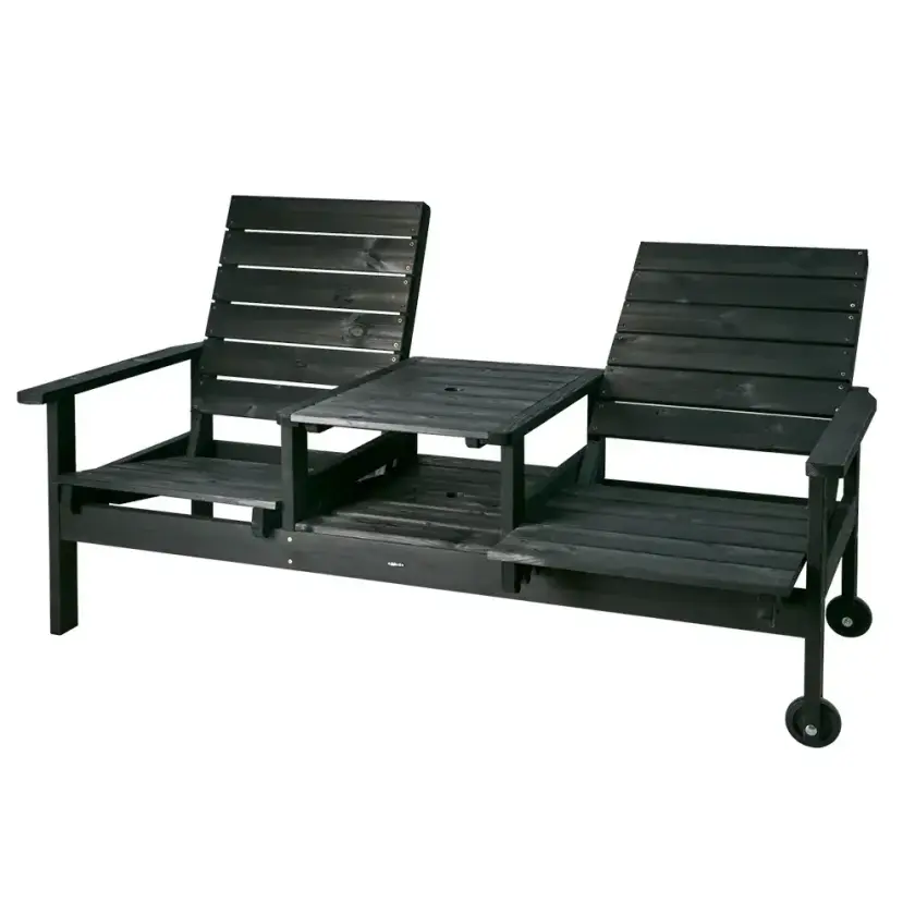 DU o JA 2-seters sofa Sort