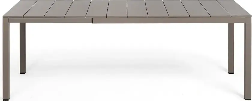 Rio Alu Spisebord 140//210x85 cm Tortora
