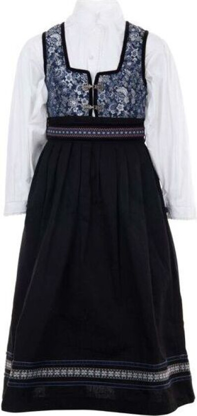 Oline bunad / Festdrakt til jente, Sølv/Blå