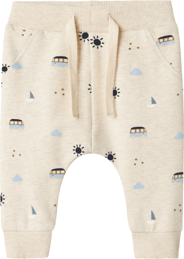 Name It Nbmfris joggebukse til baby, Peyote Melange