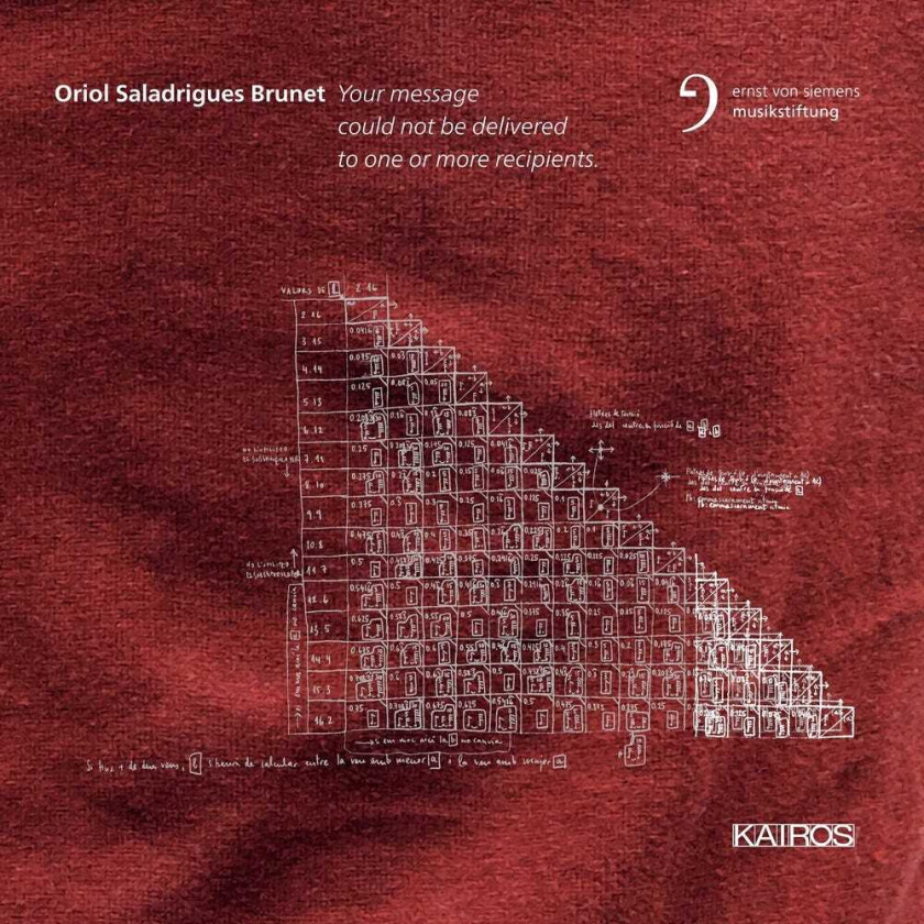 Diverse Artister Oriol Saladrigues Brunet: Your Message Could / Var CD