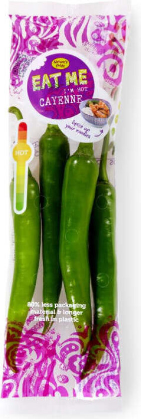 Chilipepper Grønn 3stk