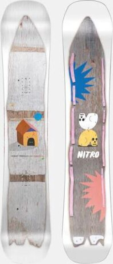 Cheap Thrills X Wigglestick snowboard Blå Unisex 7 3/8