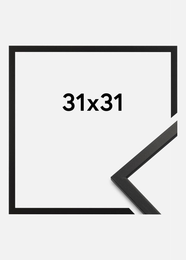 Ramme Edsbyn Akrylglass Svart 31x31 Cm