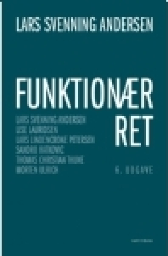 Funktionærret | af Lars Svenning Andersen, Lise Lauridsen, Lars Lindencrone Petersen, Sandro Ratkovic, Thomas Christian Thune & Morten Ulrich | Språk: Dansk