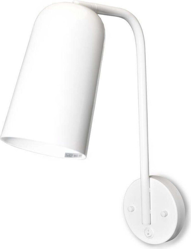 Vienna vegglampe - Hvit - Hvit