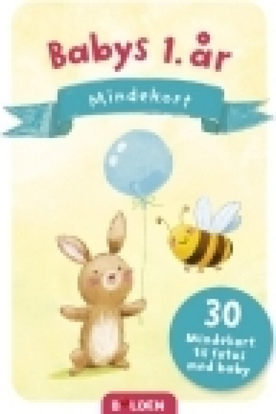 Babys første år - mindekort | Språk: Dansk