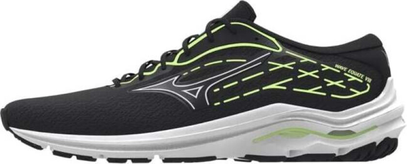 Wave Equate 8 Herre Black/White/Mizuno Neo Lime 40 ½