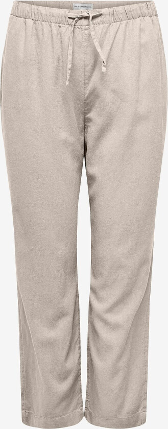 Bukser carCaro MW Linen BL Pull-up Pant TL - Grå