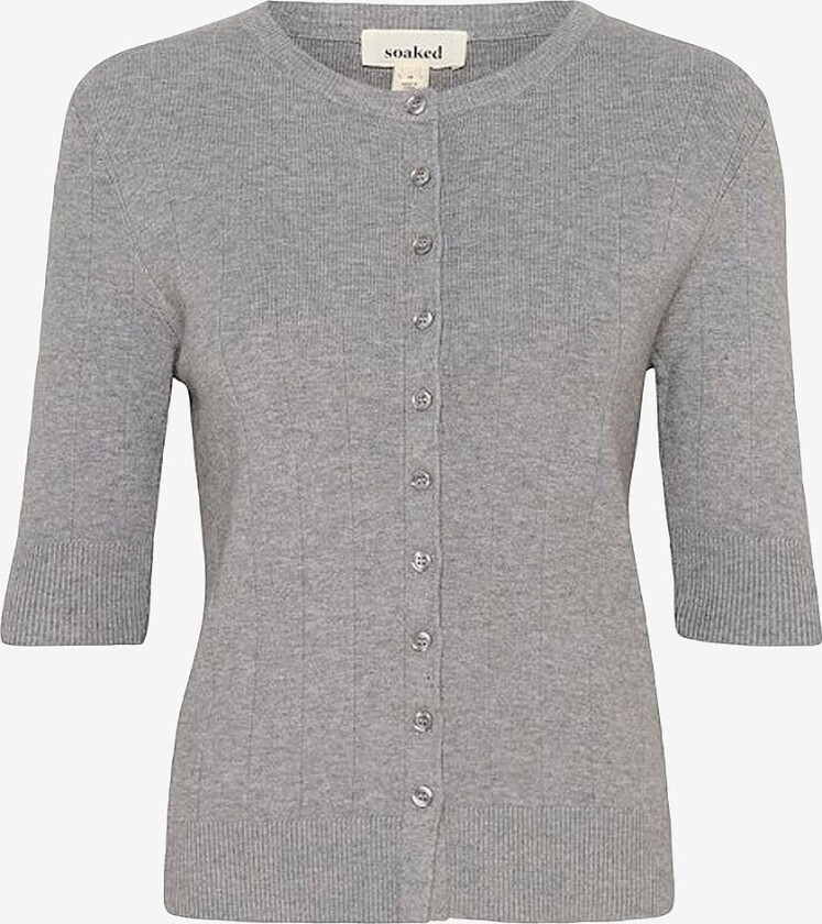 Kardigan Spina Relief Cardigan SS - Grå