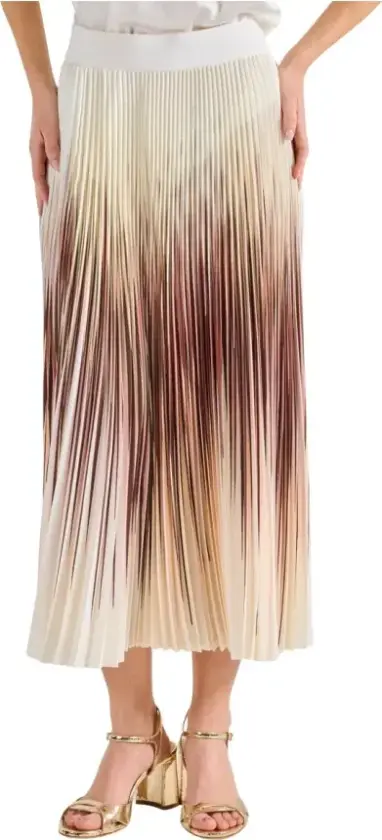 Dame, Skjørt, Flerfarget, M