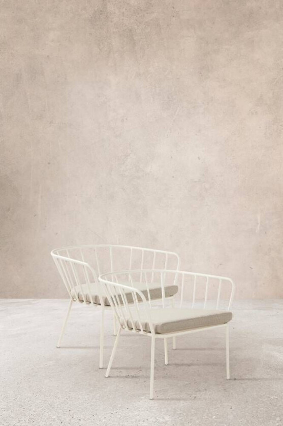 Bilde av loungestol 2-pack Hvit