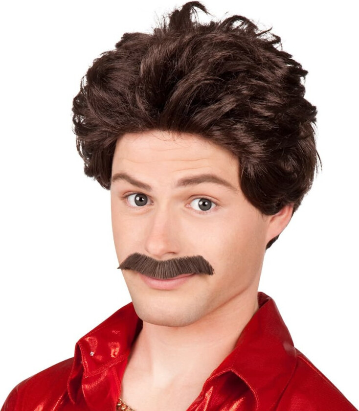 Parykk Vance med bart